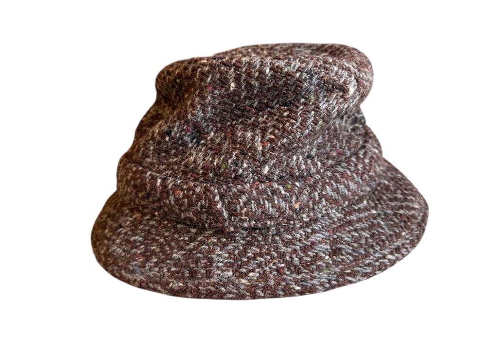 Jonathan Richard Irish Wool Tweed Walking Hat Brown 7 1/4